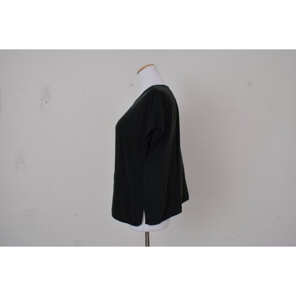 Vintage 90s Hunter Green 2 pc Jacket + blouse - Picture 3 of 10